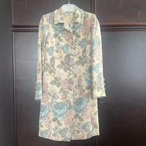 NWOT Georgiou Studio Women’s Floral Dress Coat Size 2